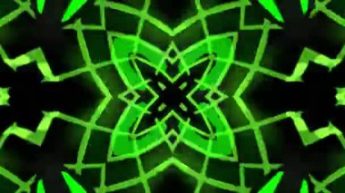 Gelecekçi Siberpunk VJ Döngü Neon Tüneli Girdabı ve Arıza Parçacıkları