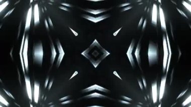 Gelecekçi Siberpunk VJ Döngü Neon Tüneli Girdabı ve Arıza Parçacıkları