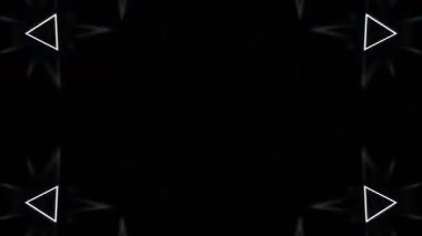 Gelecekçi Siberpunk VJ Döngü Neon Tüneli Girdabı ve Arıza Parçacıkları