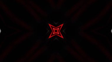 Gelecekçi Siberpunk VJ Döngü Neon Tüneli Girdabı ve Arıza Parçacıkları