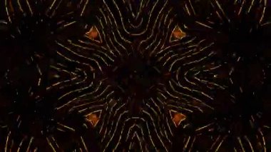 Gelecekçi Siberpunk VJ Döngü Neon Tüneli Girdabı ve Arıza Parçacıkları