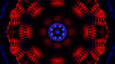 Gelecekçi Siberpunk VJ Döngü Neon Tüneli Girdabı ve Arıza Parçacıkları