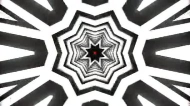 Gelecekçi Siberpunk VJ Döngü Neon Tüneli Girdabı ve Arıza Parçacıkları