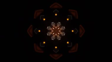 Gelecekçi Siberpunk VJ Döngü Neon Tüneli Girdabı ve Arıza Parçacıkları