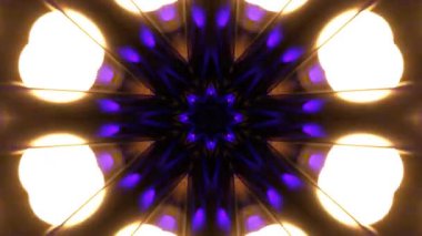 Gelecekçi Siberpunk VJ Döngü Neon Tüneli Girdabı ve Arıza Parçacıkları