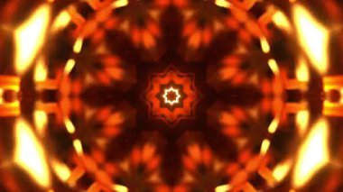 Gelecekçi Siberpunk VJ Döngü Neon Tüneli Girdabı ve Arıza Parçacıkları