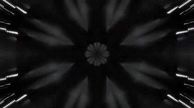 Gelecekçi Siberpunk VJ Döngü Neon Tüneli Girdabı ve Arıza Parçacıkları