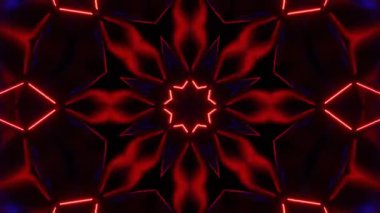 Gelecekçi Siberpunk VJ Döngü Neon Tüneli Girdabı ve Arıza Parçacıkları