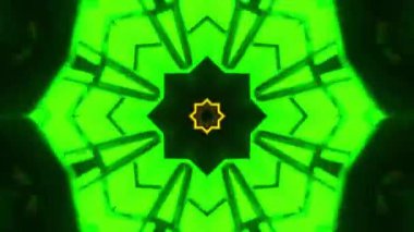 Gelecekçi Siberpunk VJ Döngü Neon Tüneli Girdabı ve Arıza Parçacıkları