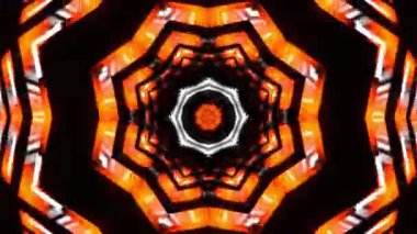 Gelecekçi Siberpunk VJ Döngü Neon Tüneli Girdabı ve Arıza Parçacıkları