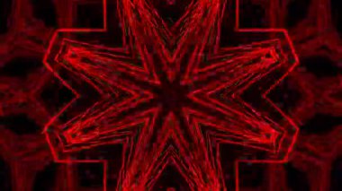 Gelecekçi Siberpunk VJ Döngü Neon Tüneli Girdabı ve Arıza Parçacıkları