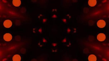 Gelecekçi Siberpunk VJ Döngü Neon Tüneli Girdabı ve Arıza Parçacıkları