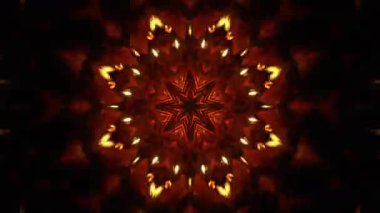 Gelecekçi Siberpunk VJ Döngü Neon Tüneli Girdabı ve Arıza Parçacıkları