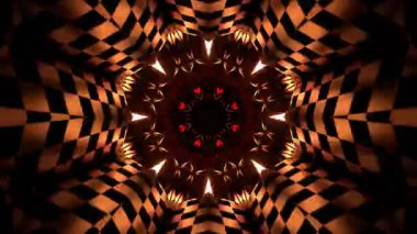 Gelecekçi Siberpunk VJ Döngü Neon Tüneli Girdabı ve Arıza Parçacıkları