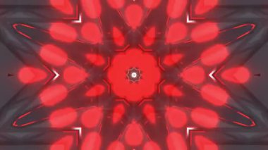 Gelecekçi Siberpunk VJ Döngü Neon Tüneli Girdabı ve Arıza Parçacıkları