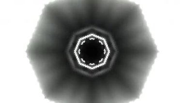 Gelecekçi Siberpunk VJ Döngü Neon Tüneli Girdabı ve Arıza Parçacıkları