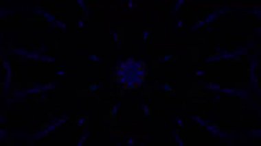 Gelecekçi Siberpunk VJ Döngü Neon Tüneli Girdabı ve Arıza Parçacıkları