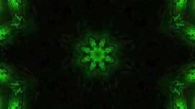 Gelecekçi Siberpunk VJ Döngü Neon Tüneli Girdabı ve Arıza Parçacıkları