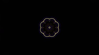 Gelecekçi Siberpunk VJ Döngü Neon Tüneli Girdabı ve Arıza Parçacıkları