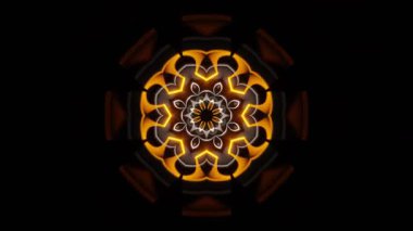 Gelecekçi Siberpunk VJ Döngü Neon Tüneli Girdabı ve Arıza Parçacıkları