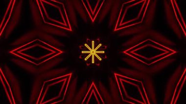 Gelecekçi Siberpunk VJ Döngü Neon Tüneli Girdabı ve Arıza Parçacıkları