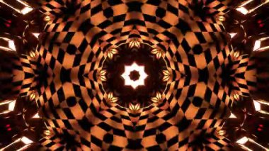 Gelecekçi Siberpunk VJ Döngü Neon Tüneli Girdabı ve Arıza Parçacıkları