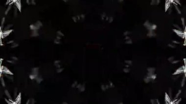 Gelecekçi Siberpunk VJ Döngü Neon Tüneli Girdabı ve Arıza Parçacıkları