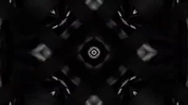 Gelecekçi Siberpunk VJ Döngü Neon Tüneli Girdabı ve Arıza Parçacıkları