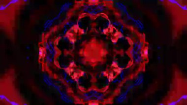 Gelecekçi Siberpunk VJ Döngü Neon Tüneli Girdabı ve Arıza Parçacıkları