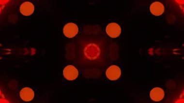 Gelecekçi Siberpunk VJ Döngü Neon Tüneli Girdabı ve Arıza Parçacıkları