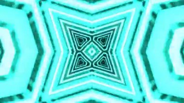 Gelecekçi Siberpunk VJ Döngü Neon Tüneli Girdabı ve Arıza Parçacıkları