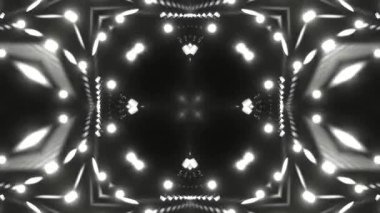 Gelecekçi Siberpunk VJ Döngü Neon Tüneli Girdabı ve Arıza Parçacıkları