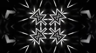 Gelecekçi Siberpunk VJ Döngü Neon Tüneli Girdabı ve Arıza Parçacıkları