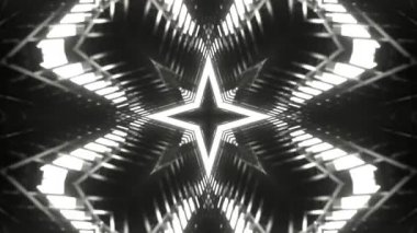 Gelecekçi Siberpunk VJ Döngü Neon Tüneli Girdabı ve Arıza Parçacıkları