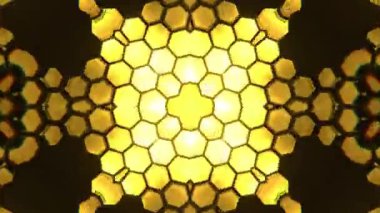 Gelecekçi Siberpunk VJ Döngü Neon Tüneli Girdabı ve Arıza Parçacıkları