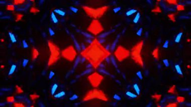 Gelecekçi Siberpunk VJ Döngü Neon Tüneli Girdabı ve Arıza Parçacıkları