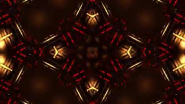 Gelecekçi Siberpunk VJ Döngü Neon Tüneli Girdabı ve Arıza Parçacıkları