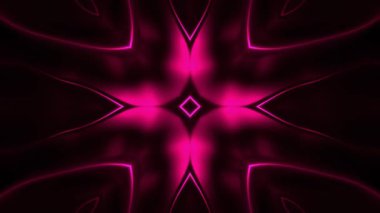 Gelecekçi Siberpunk VJ Döngü Neon Tüneli Girdabı ve Arıza Parçacıkları