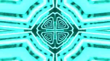 Gelecekçi Siberpunk VJ Döngü Neon Tüneli Girdabı ve Arıza Parçacıkları