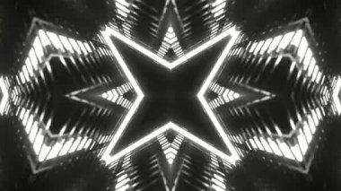 Gelecekçi Siberpunk VJ Döngü Neon Tüneli Girdabı ve Arıza Parçacıkları