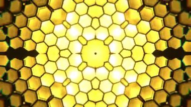 Gelecekçi Siberpunk VJ Döngü Neon Tüneli Girdabı ve Arıza Parçacıkları