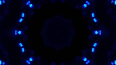 Gelecekçi Siberpunk VJ Döngü Neon Tüneli 