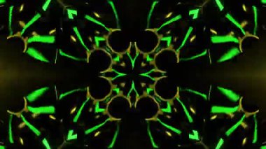 Gelecekçi Siberpunk VJ Döngü Neon Tüneli 