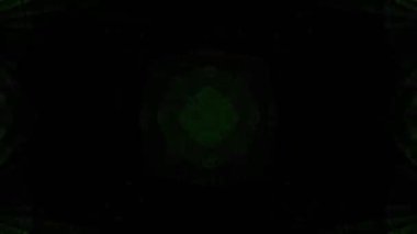 Gelecekçi Siberpunk VJ Döngü Neon Tüneli 