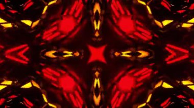 Gelecekçi Siberpunk VJ Döngü Neon Tüneli 