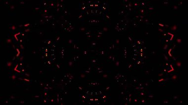 Gelecekçi Siberpunk VJ Döngü Neon Tüneli 