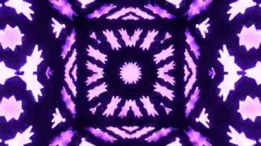 Gelecekçi Siberpunk VJ Döngü Neon Tüneli 