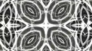 Gelecekçi Siberpunk VJ Döngü Neon Tüneli 