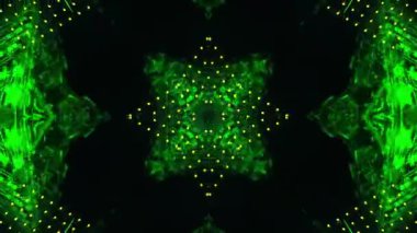 Gelecekçi Siberpunk VJ Döngü Neon Tüneli 