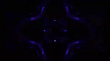 Gelecekçi Siberpunk VJ Döngü Neon Tüneli 